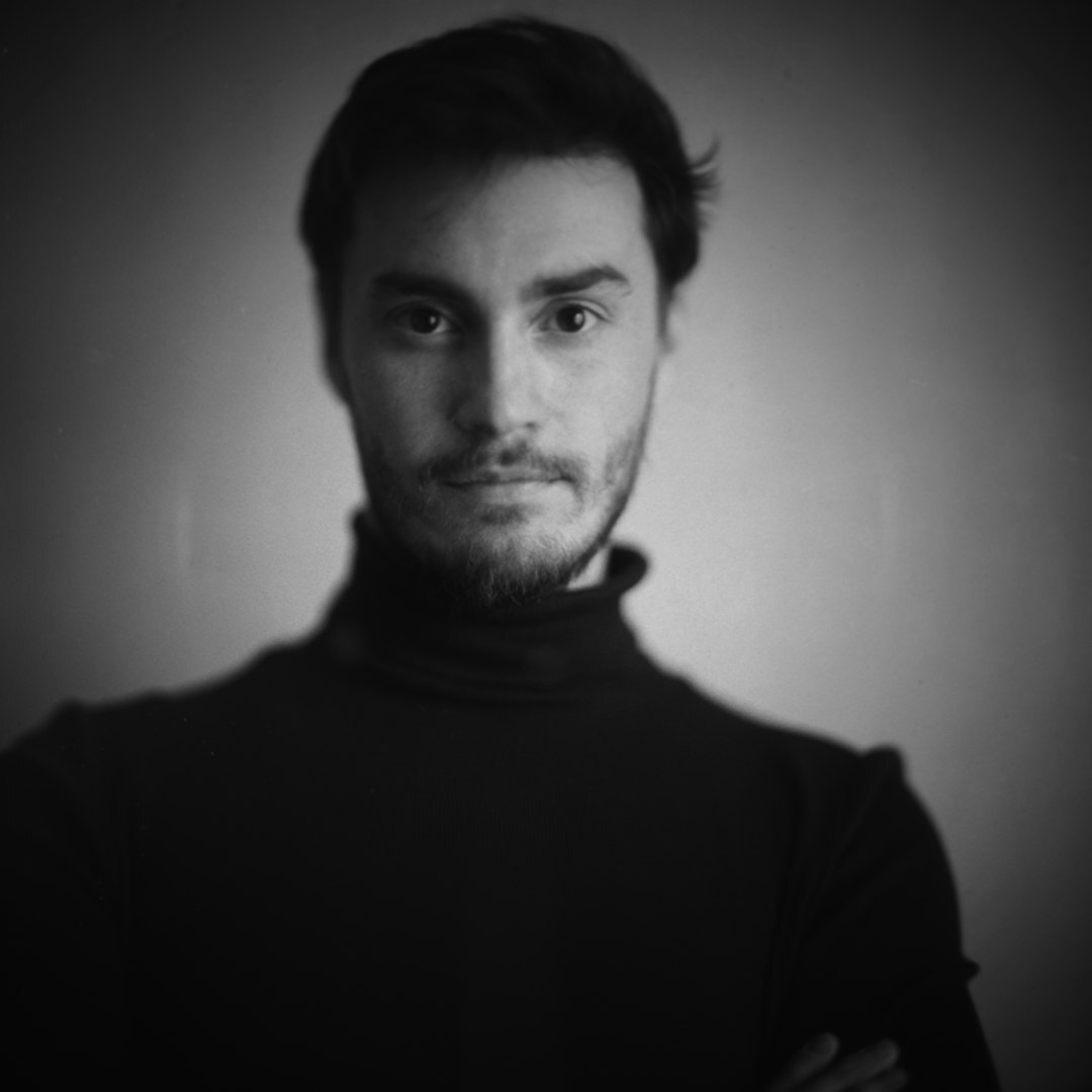 Professional Brazilian male director in studio